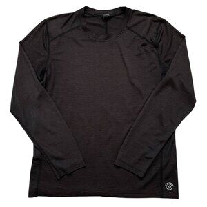 Allbirds T-Shirt Mens Size L Long Sleeve Performance Stretch Merino Wool Gray